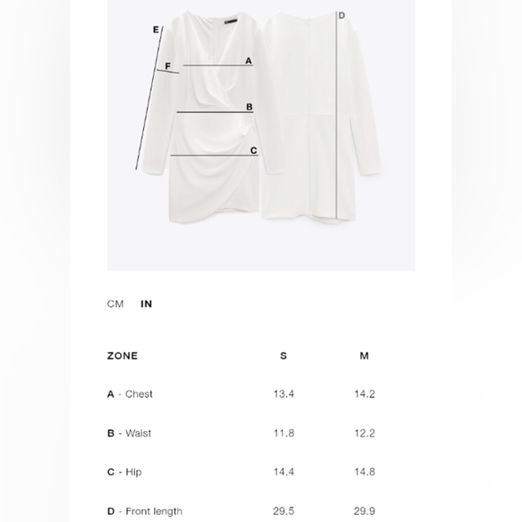 Zara Dress With Ruching - Picture 5 of 5